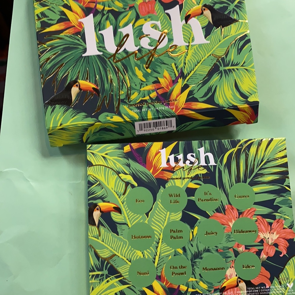 COLOURPOP LUSH LIFE EYESHADOW PALETTE BOUTIQUE RARE DISCONTINUED NWT UNTOUCHED - Picture 10 of 10